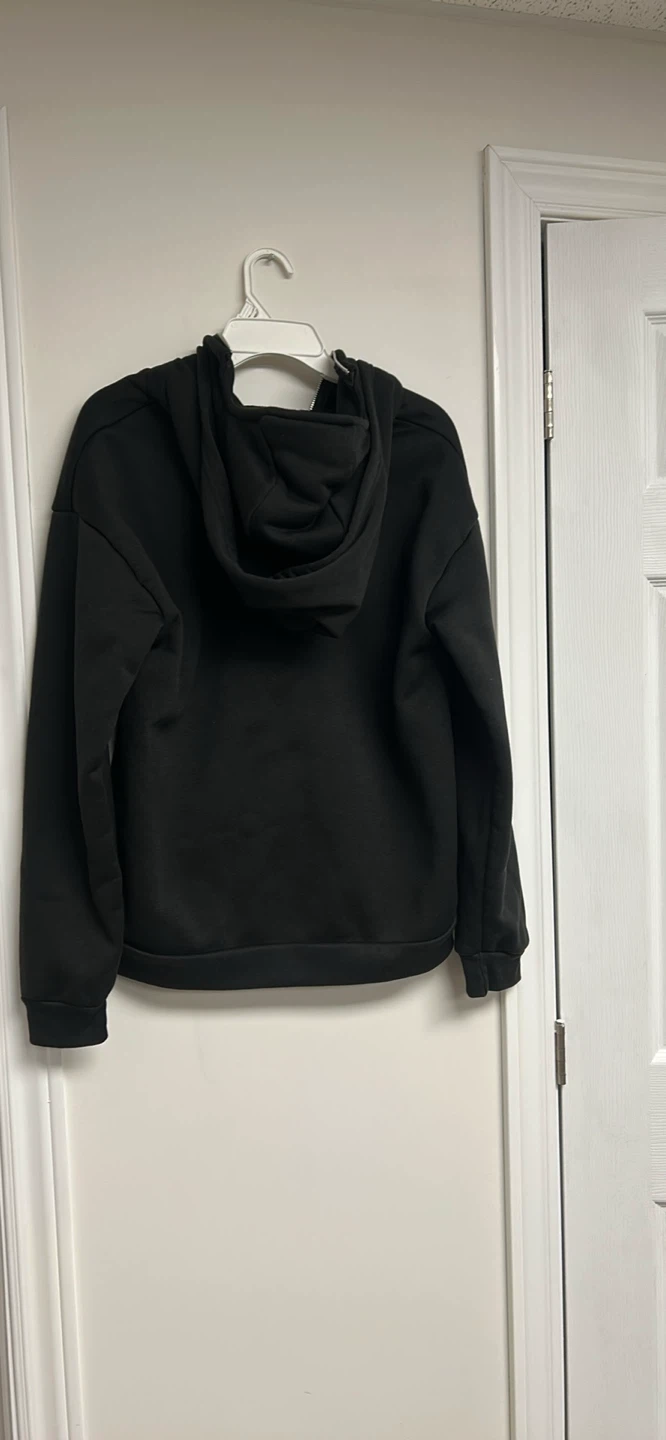 Black Zip-Up Hoodie - photo 2