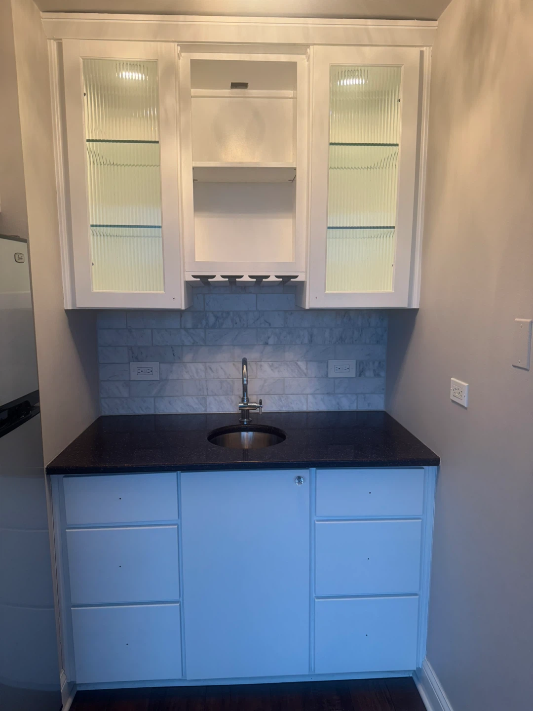 Bar Cabinet with Sink and Faucet