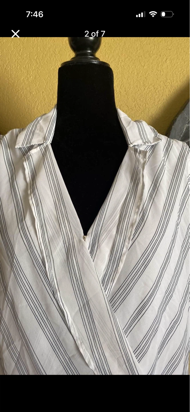 Japna Wrap Front Blouse Top - photo 2