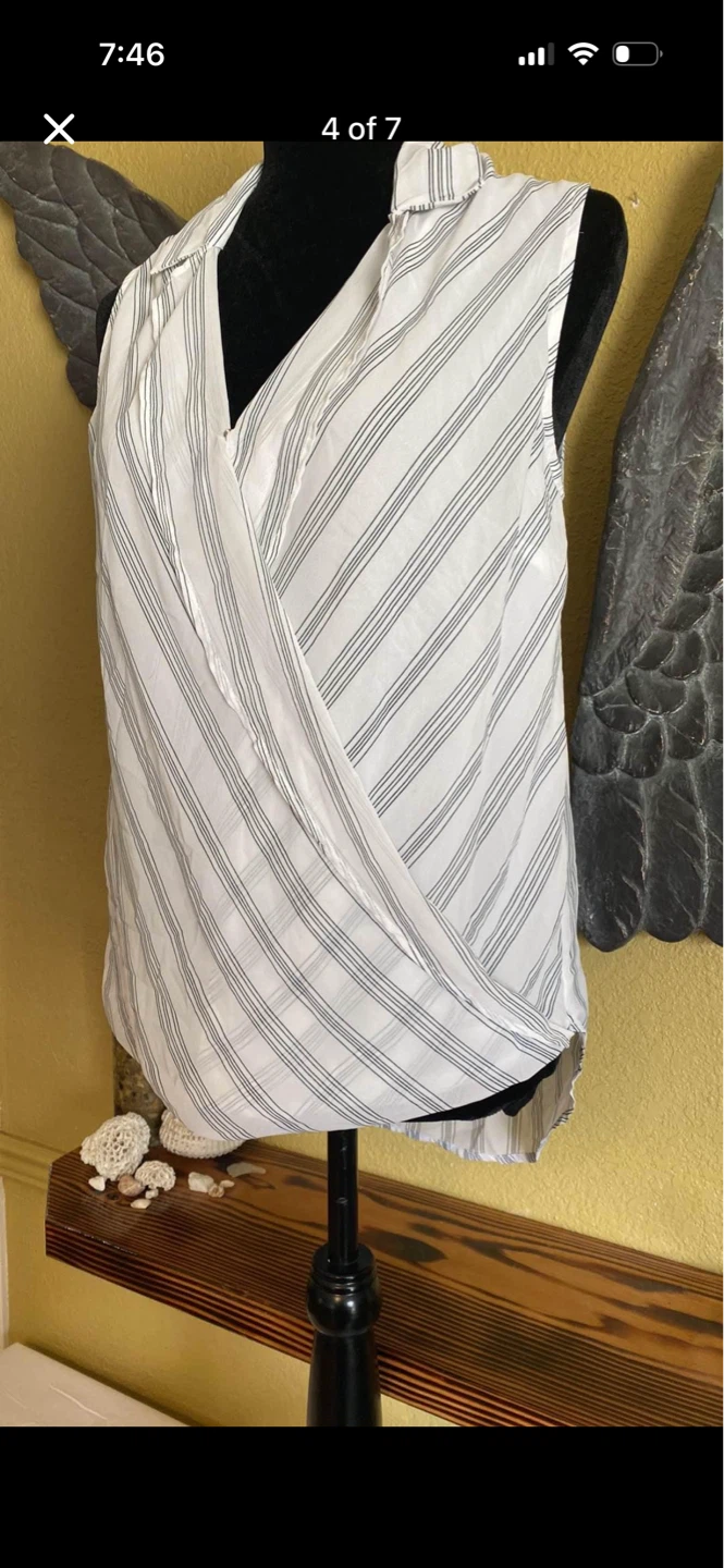 Japna Wrap Front Blouse Top - photo 4