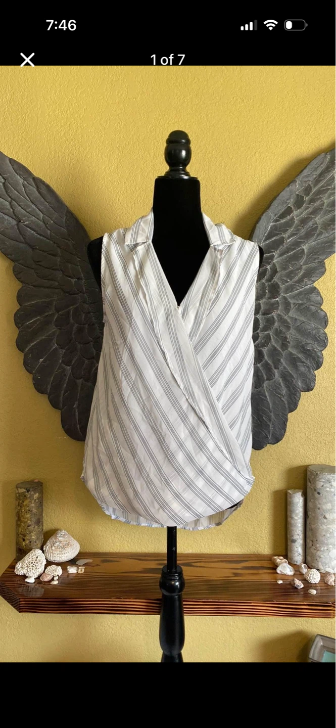 Japna Wrap Front Blouse Top