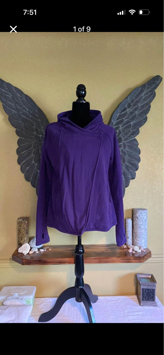 Puma Wrap Style Sweater With Hood