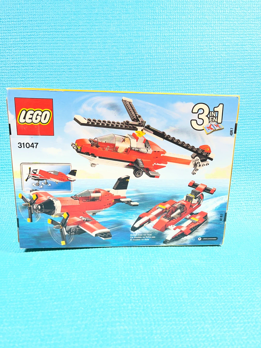 Rare Retired LEGO 3-in-1 Plane Set - 3 Toys in 1! - photo 5