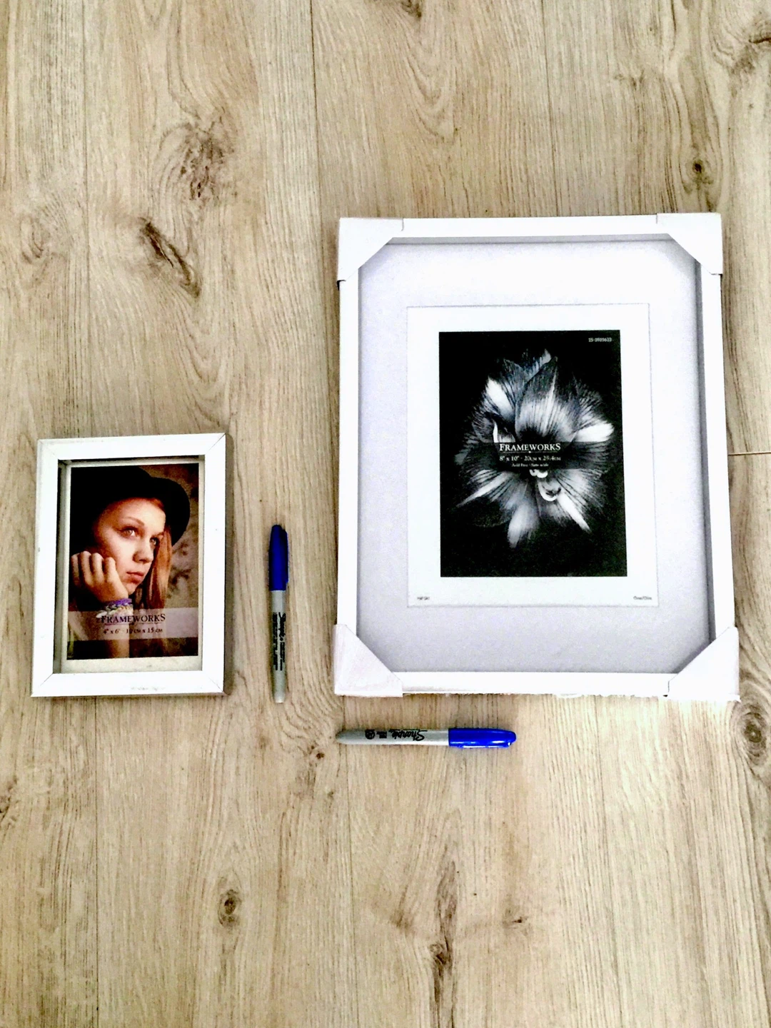 Frameworks Picture Frames (4x6" and 8x10")