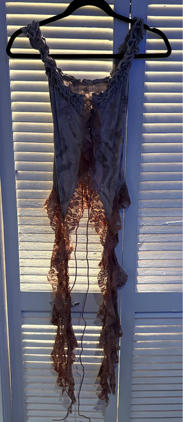 Womens Lace Trimmed jelly fish Tank Top - photo 2