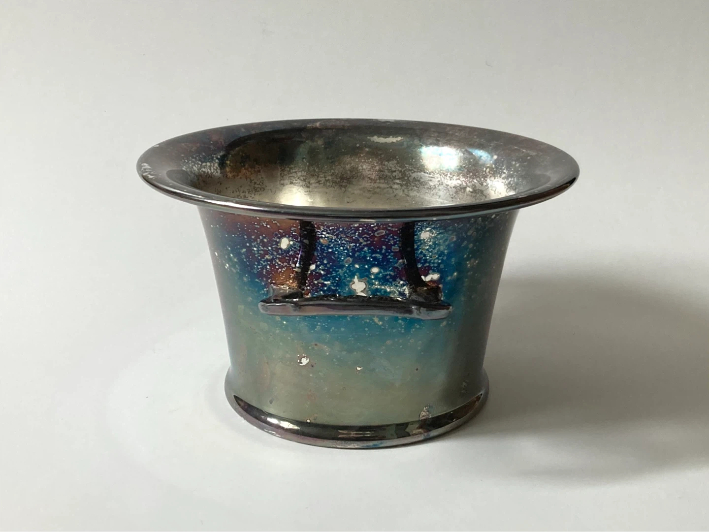 Vintage Silver Plated Small Ice Bucket/Vessel/Planter - photo 2