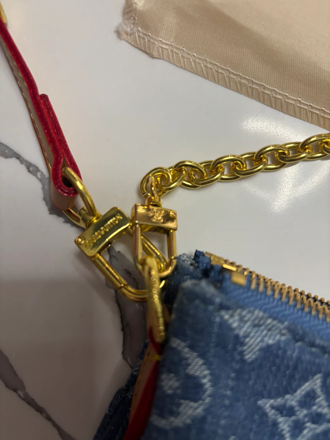 Louis Vuitton Monogram Denim Pouch - photo 5