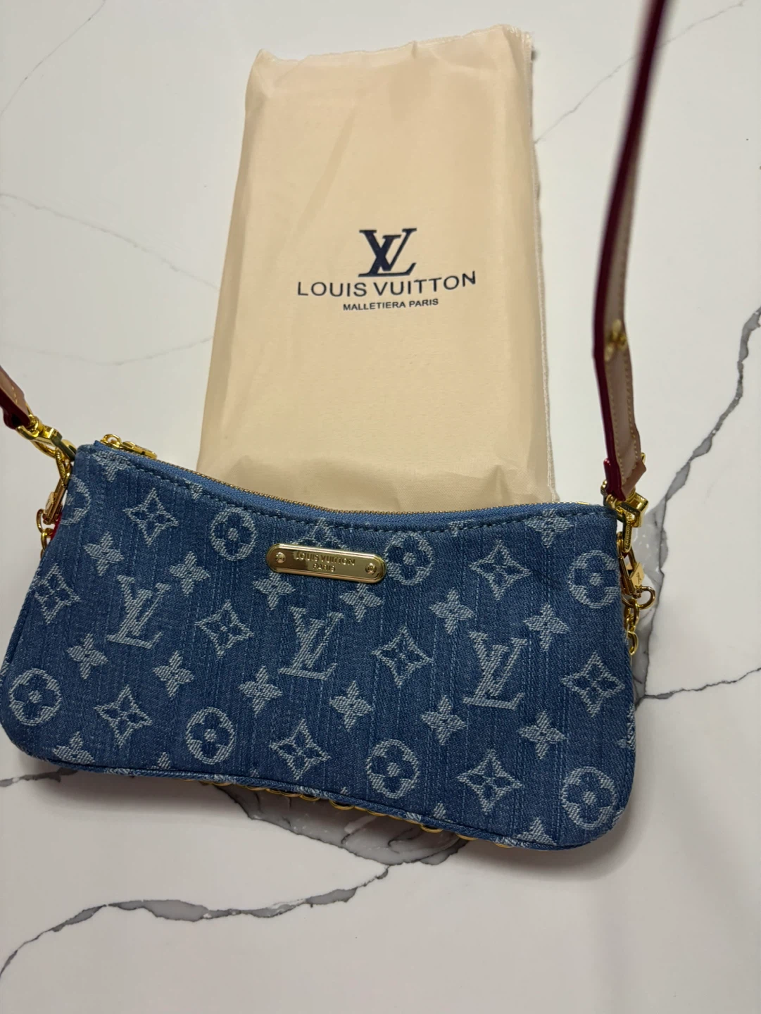 Louis Vuitton Monogram Denim Pouch
