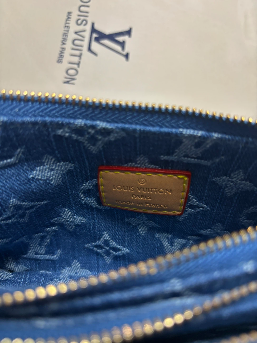 Louis Vuitton Monogram Denim Pouch - photo 3