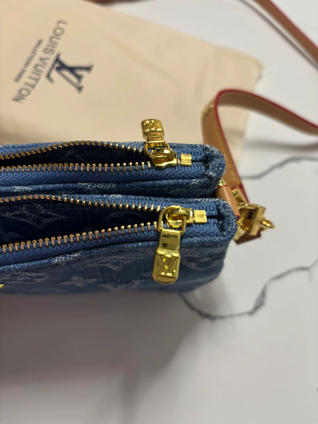 Louis Vuitton Monogram Denim Pouch - photo 2