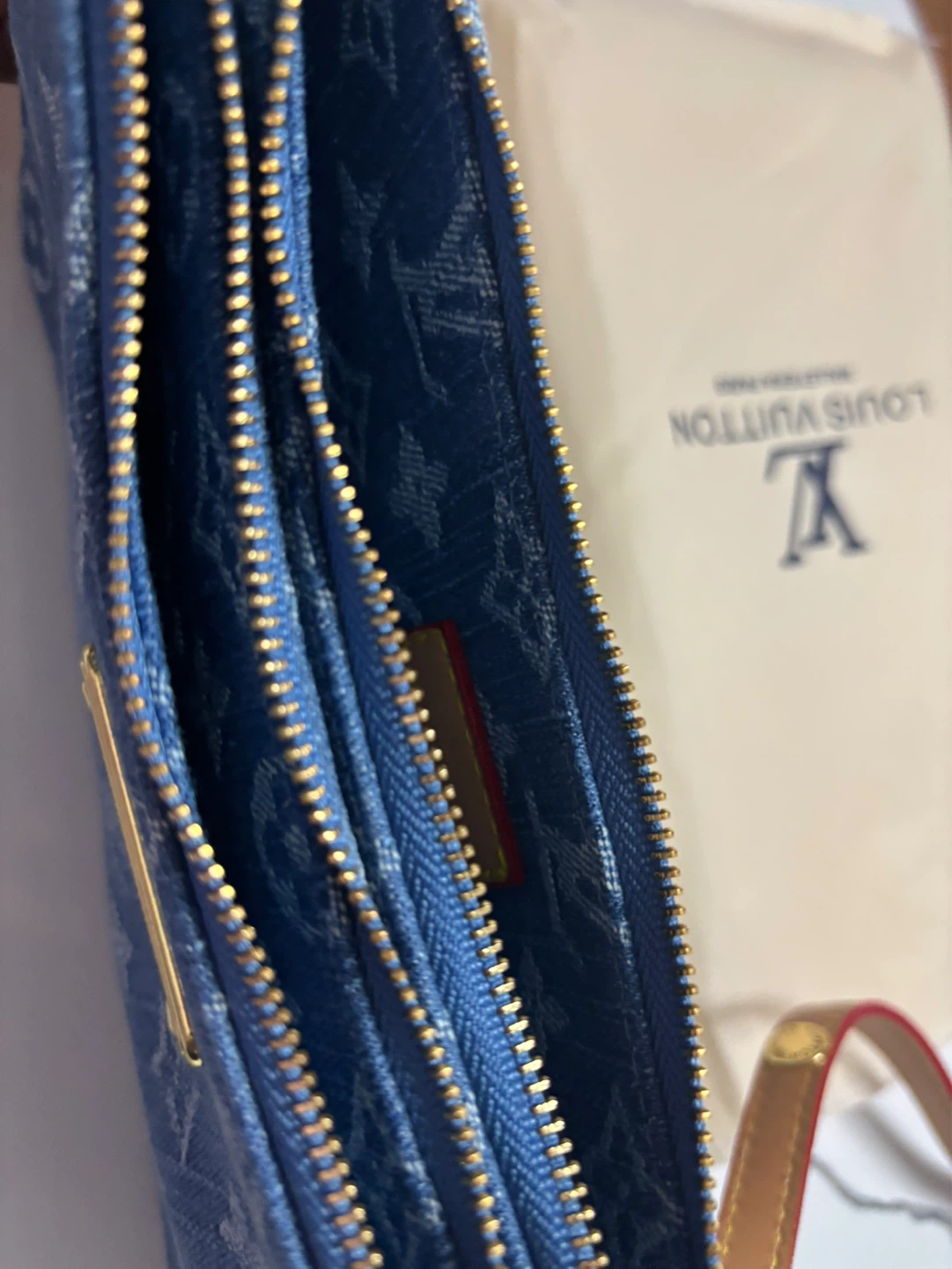 Louis Vuitton Monogram Denim Pouch - photo 4