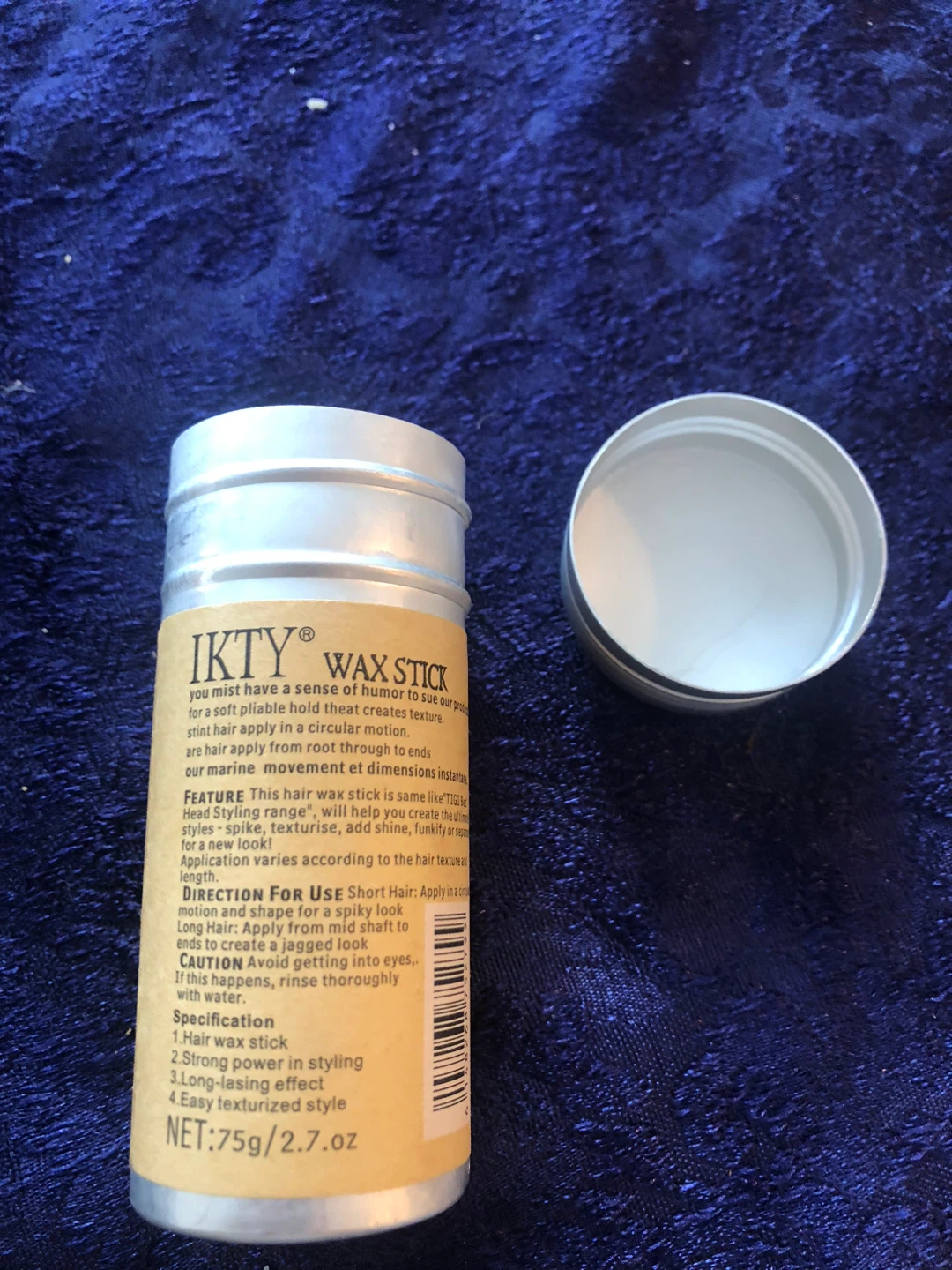 IKTY Wax Stick Hair Styling - 75g - photo 3