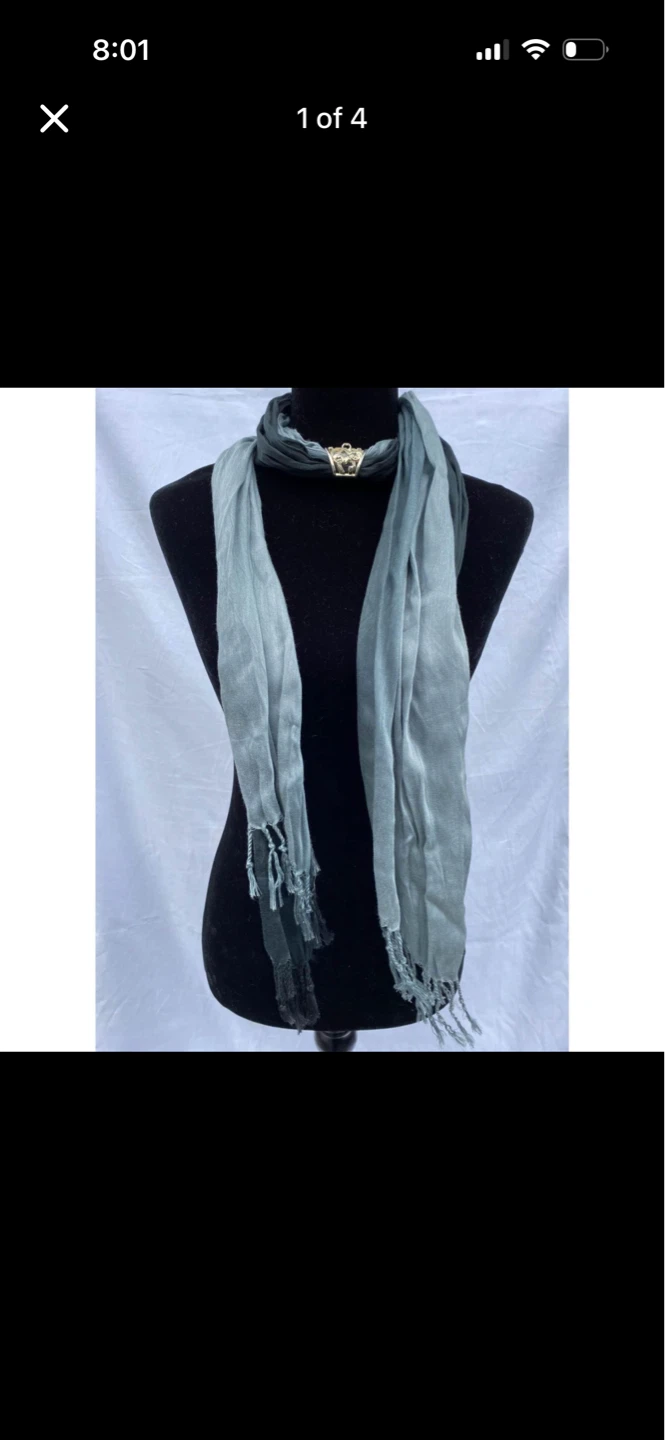 Grey Ombré Scarf
