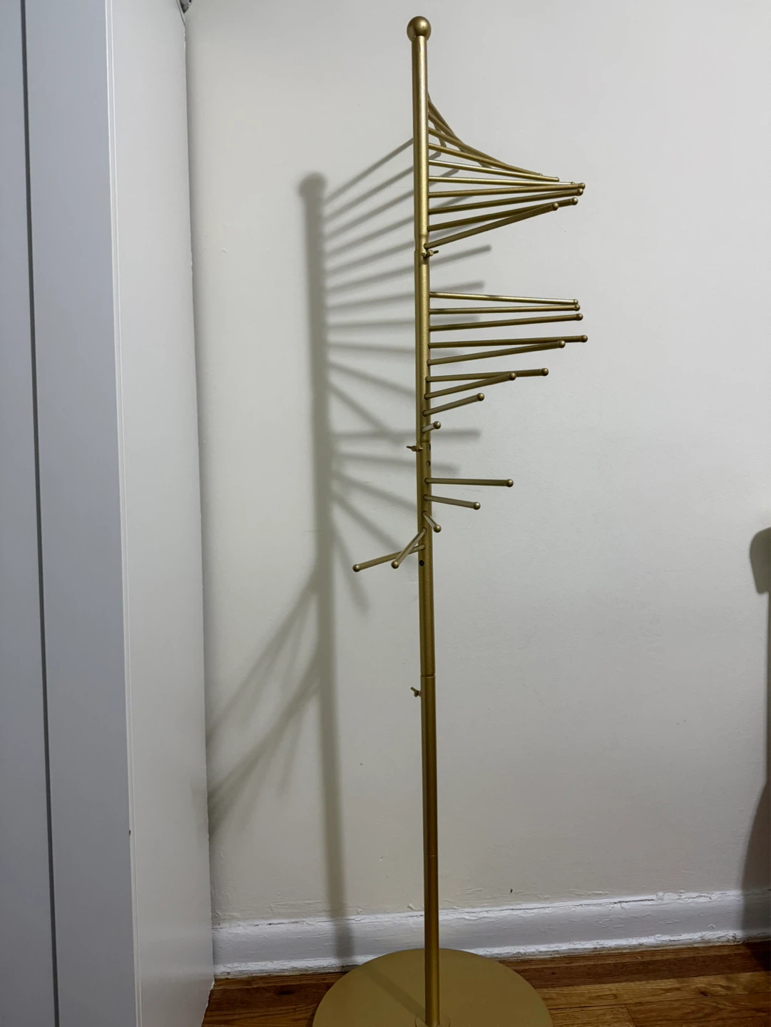 Gold Spiral Scarf Hanger Stand - photo 4