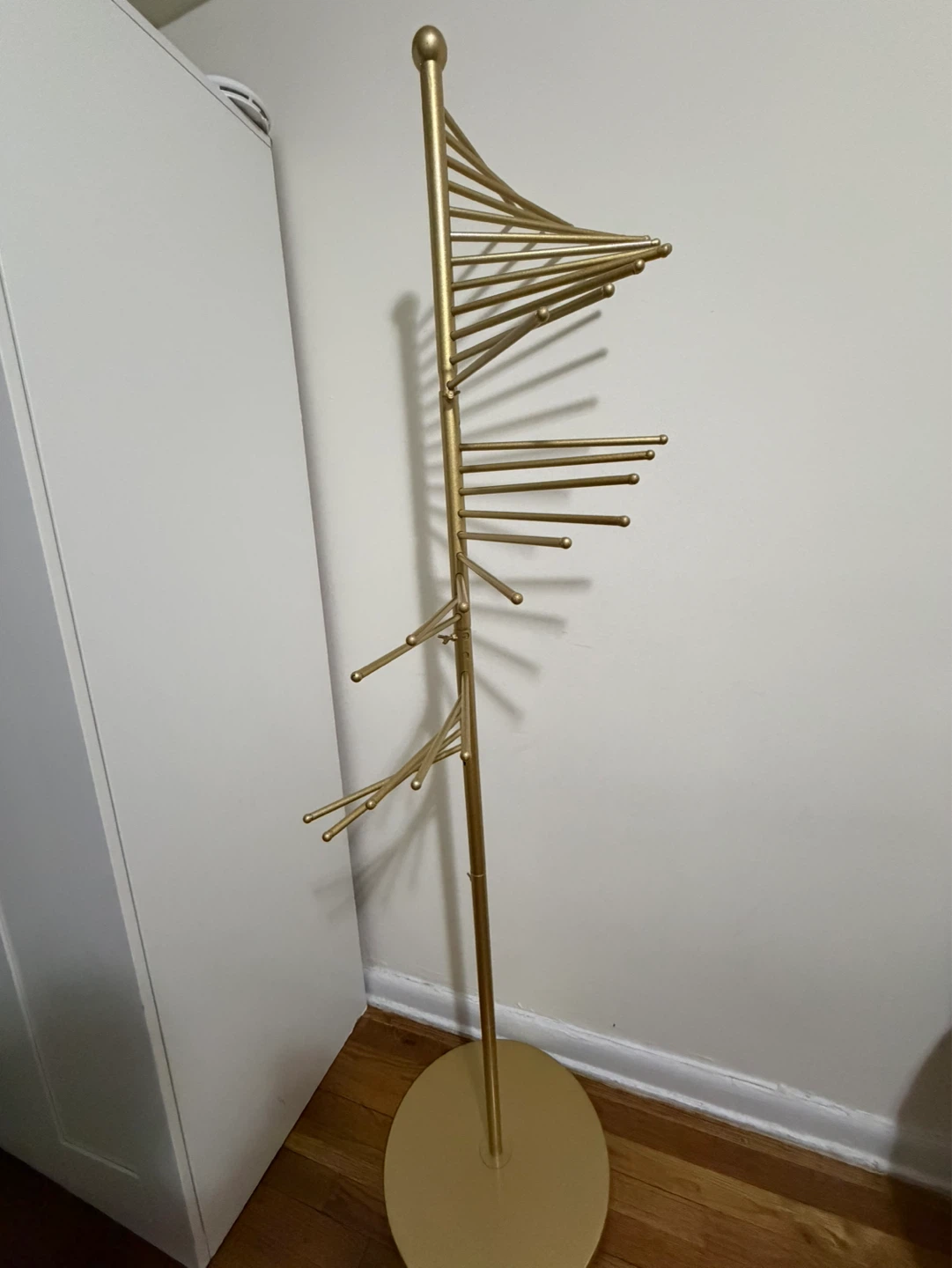 Gold Spiral Scarf Hanger Stand - photo 3