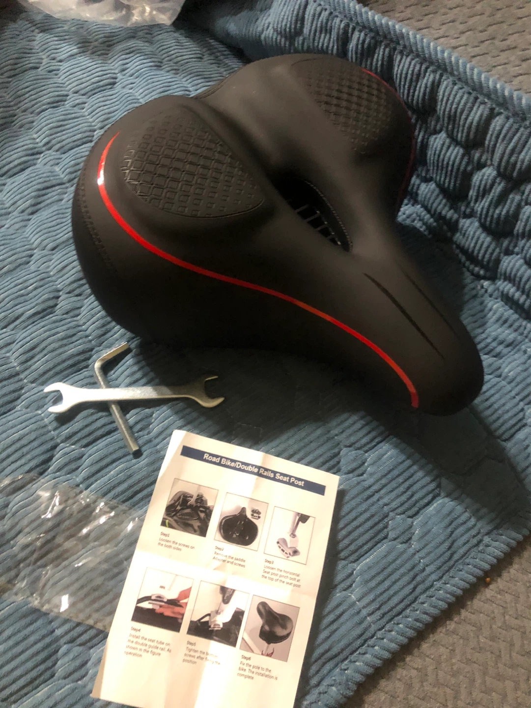 New-Replacement Extra Wide Bike Seat! - photo 2