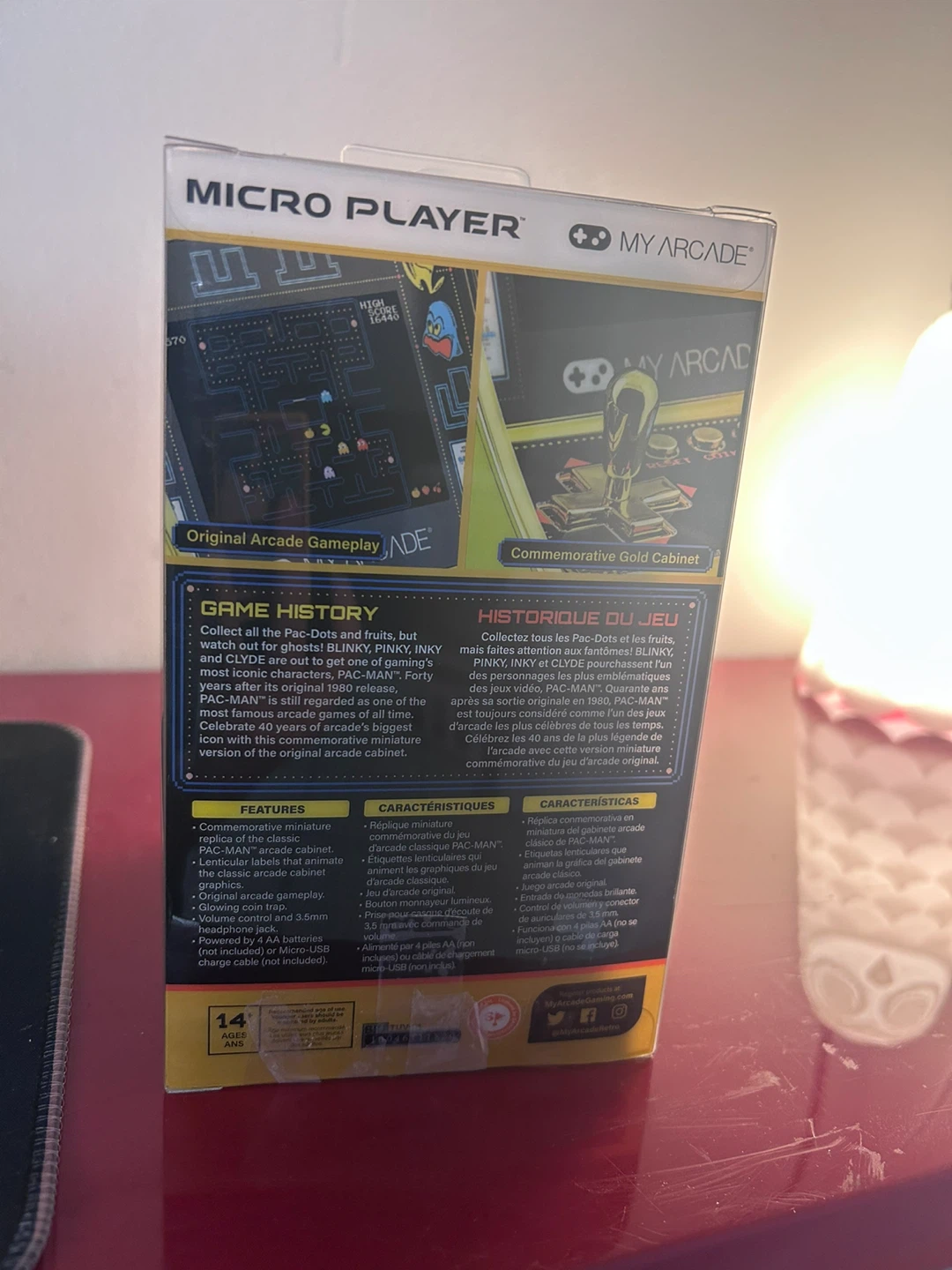 My Arcade Pac-Man Micro Player 40th Anniversary Edition - photo 3