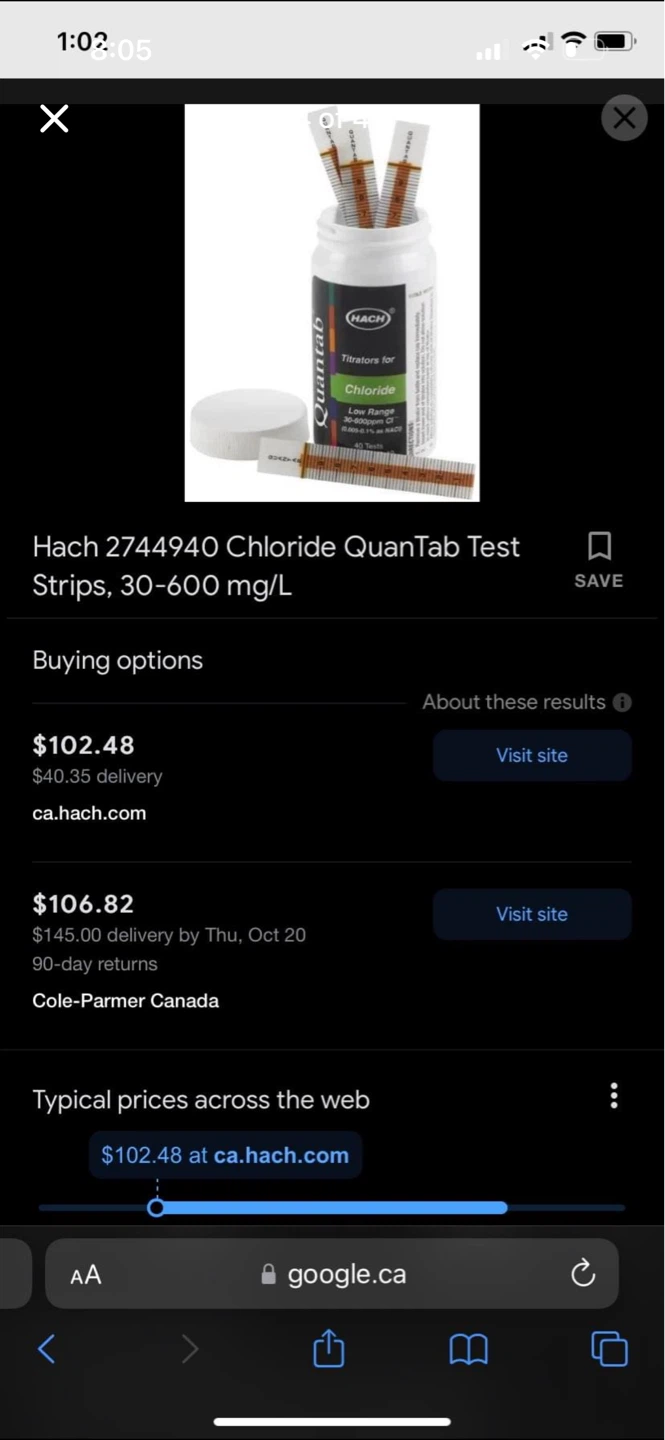 Hach chloride Quantabs - photo 4