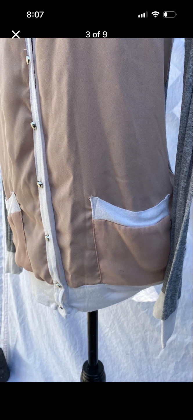 Monteau V-neck Button Up Cardigan Top - photo 3