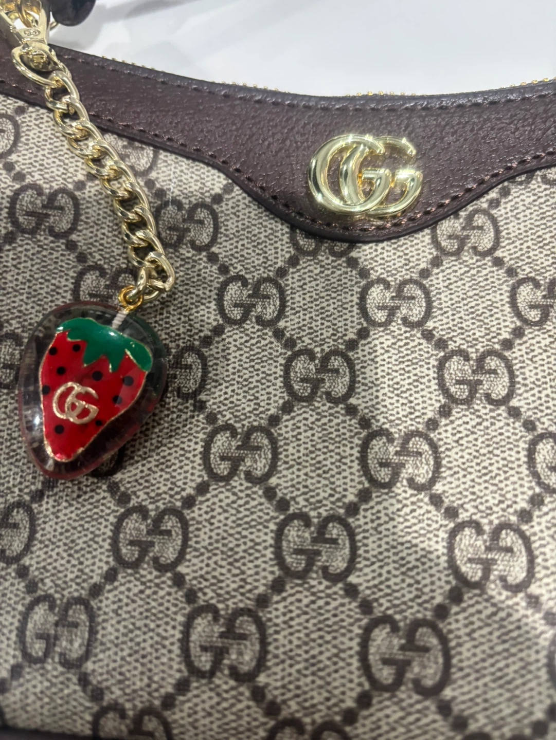 Gucci Ophidia Mini Bag Strawberry Charm - photo 2