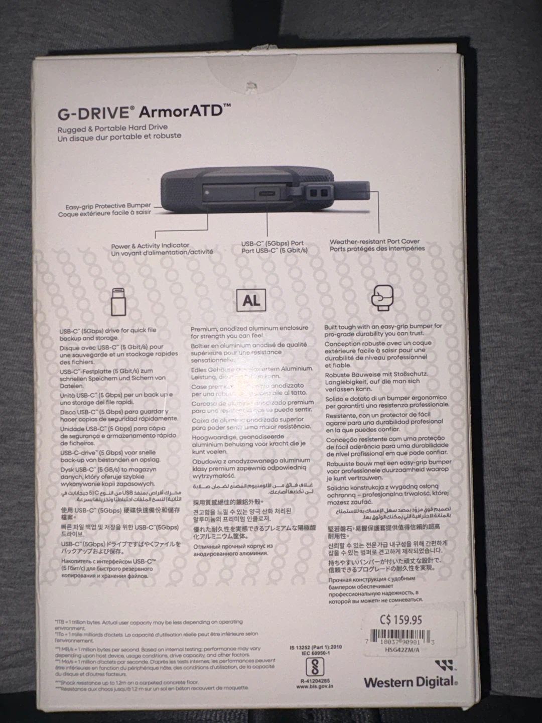 G-DRIVE ArmorATD Rugged Portable Hard Drive 2TB - photo 3