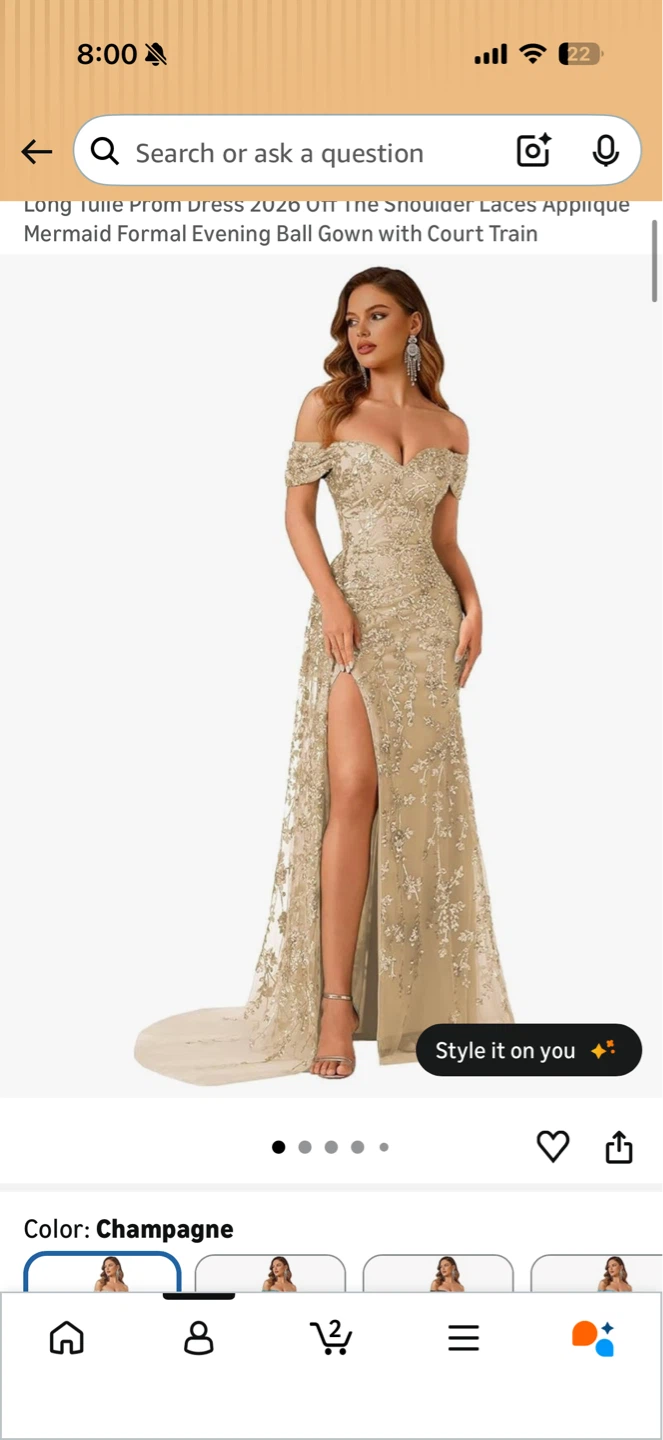 Prom dress new size 4