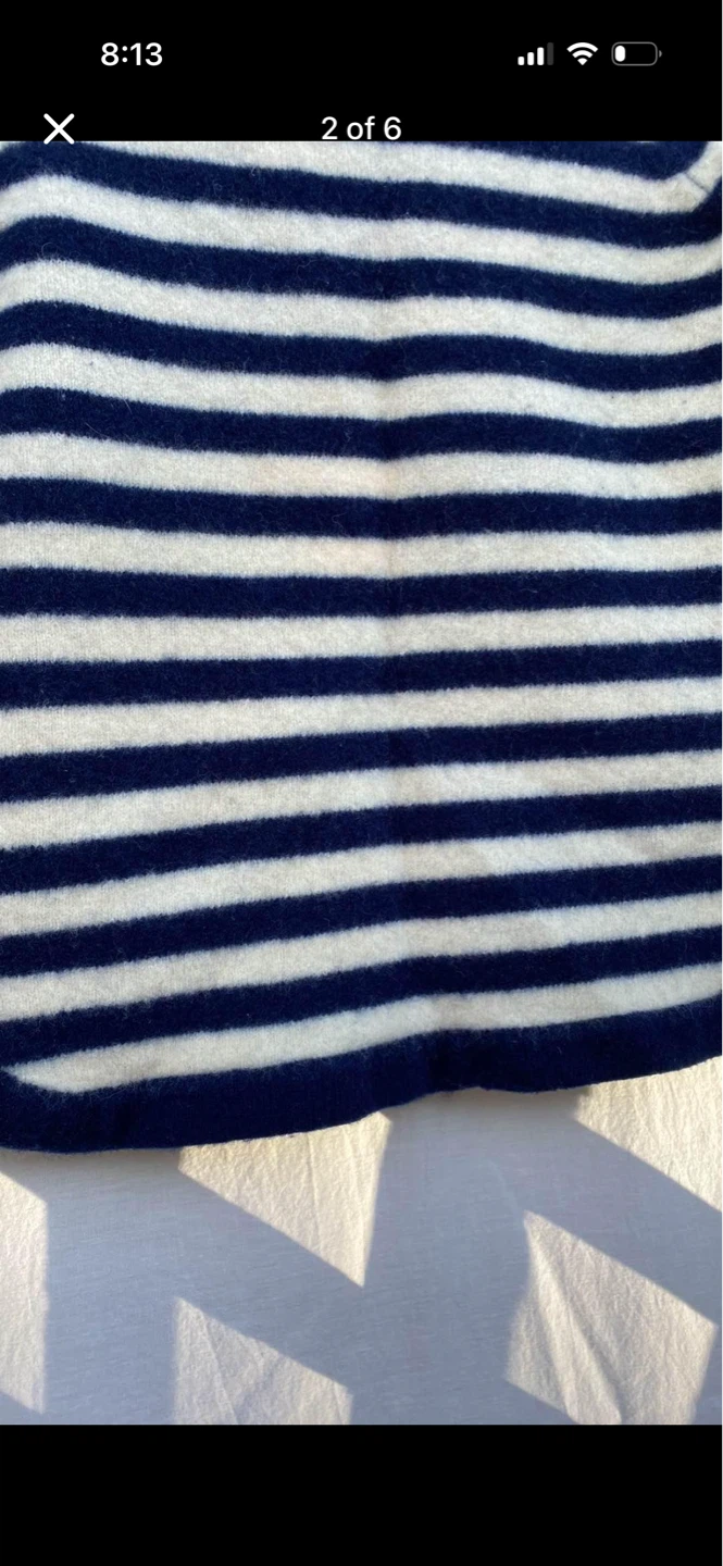 Wallace Merino Wool Striped Sweater - photo 2