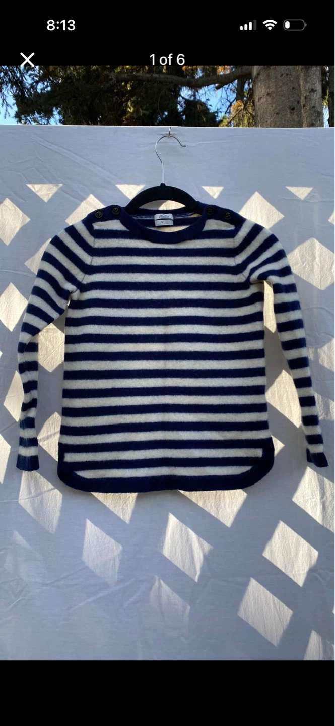 Wallace Merino Wool Striped Sweater