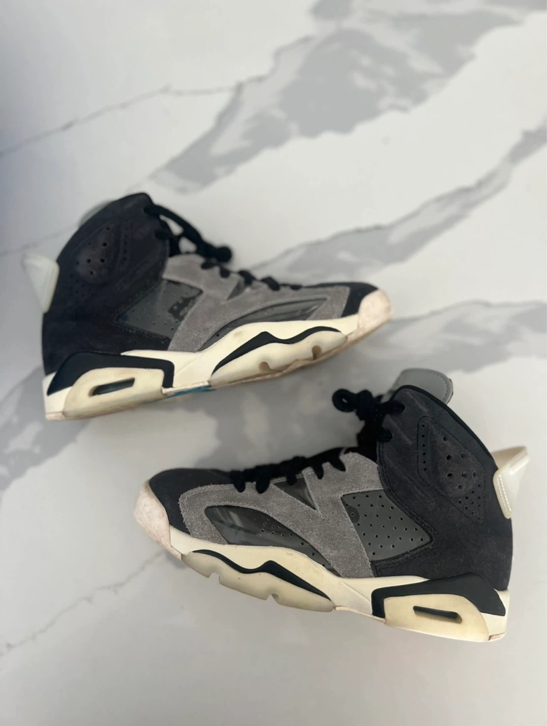 Air Jordan 6 Retro Sneakers Tech Chrome - photo 2