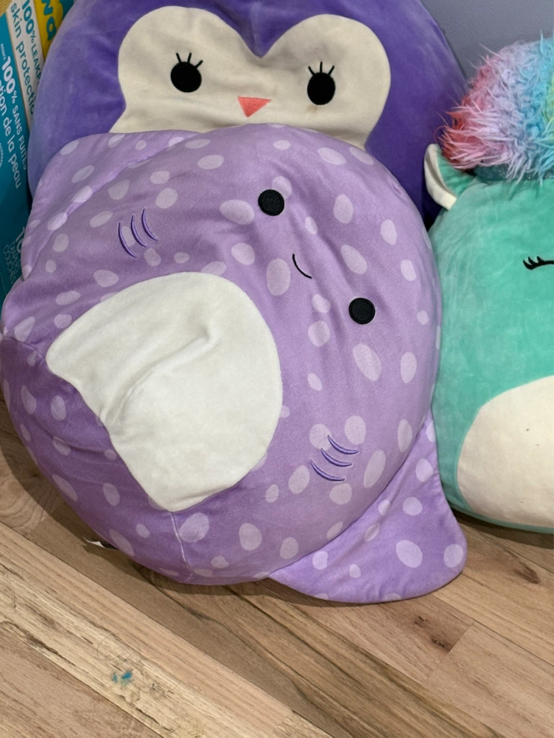 Squishmallows Plush Toys - Owl, Stingray, Unicorn - photo 3
