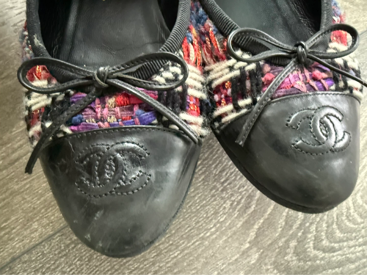 Authentic Chanel Tweeds Ballet Flats 36.5 - photo 4