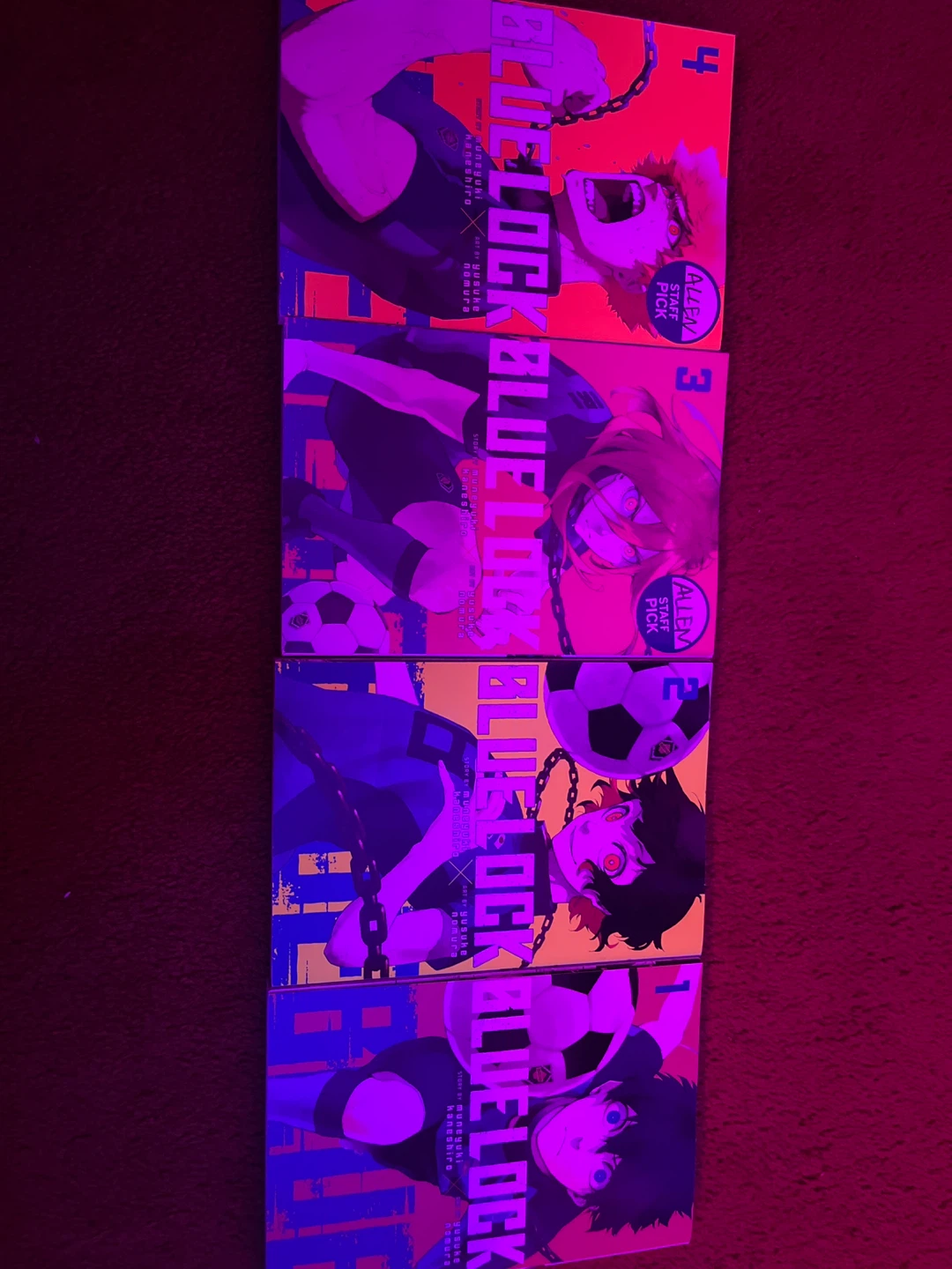 Blue Lock Manga Volumes 1-4