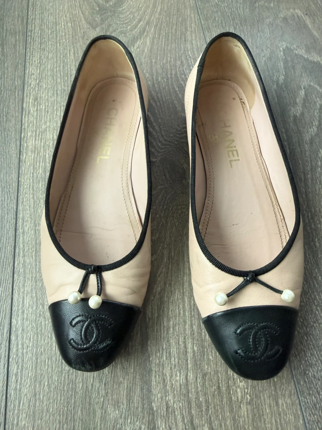 Authentic Chanel ballet flats size 36.5C