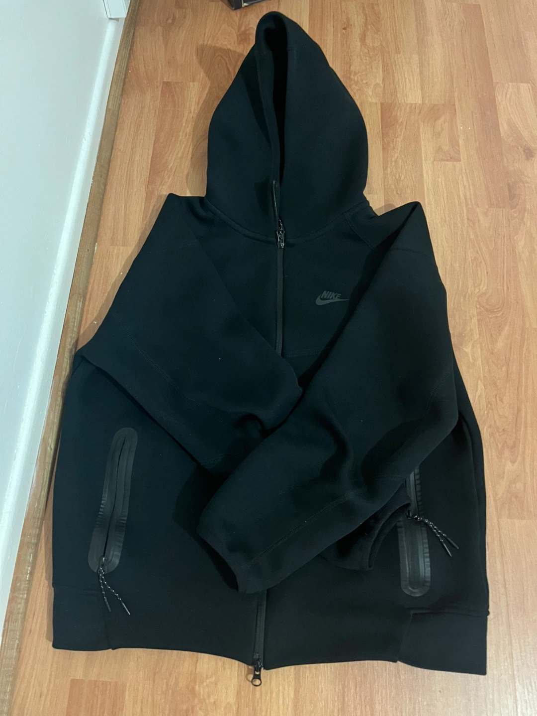 Nike Tech Fleece Full Zip Hoodie Black