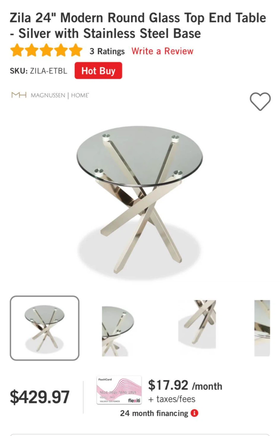 Glass Round Table - photo 3