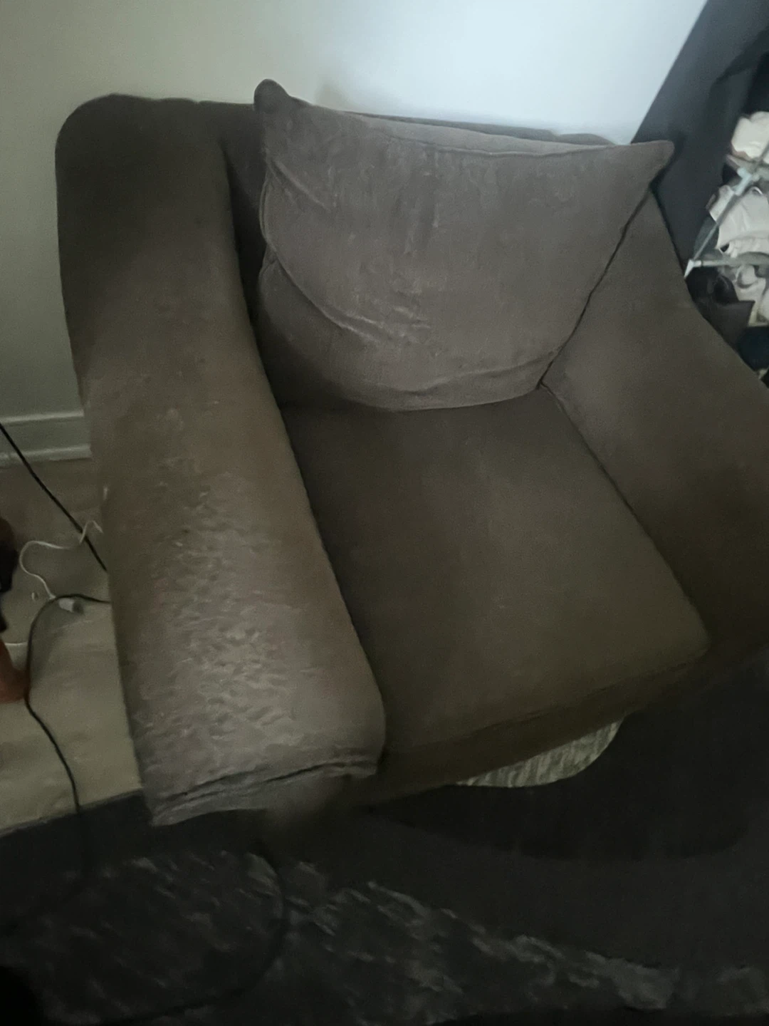 Brown Fabric Sofa pair - photo 5