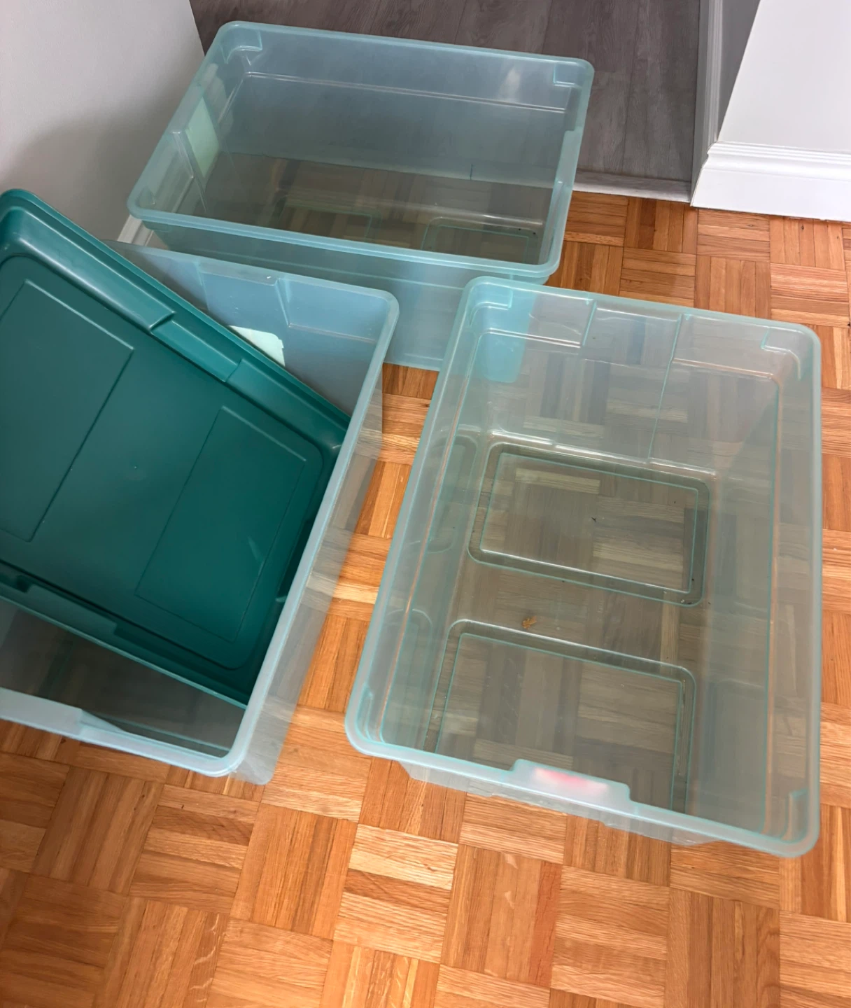 Rubbermaid Hi Top Storage Totes (3 pieces)