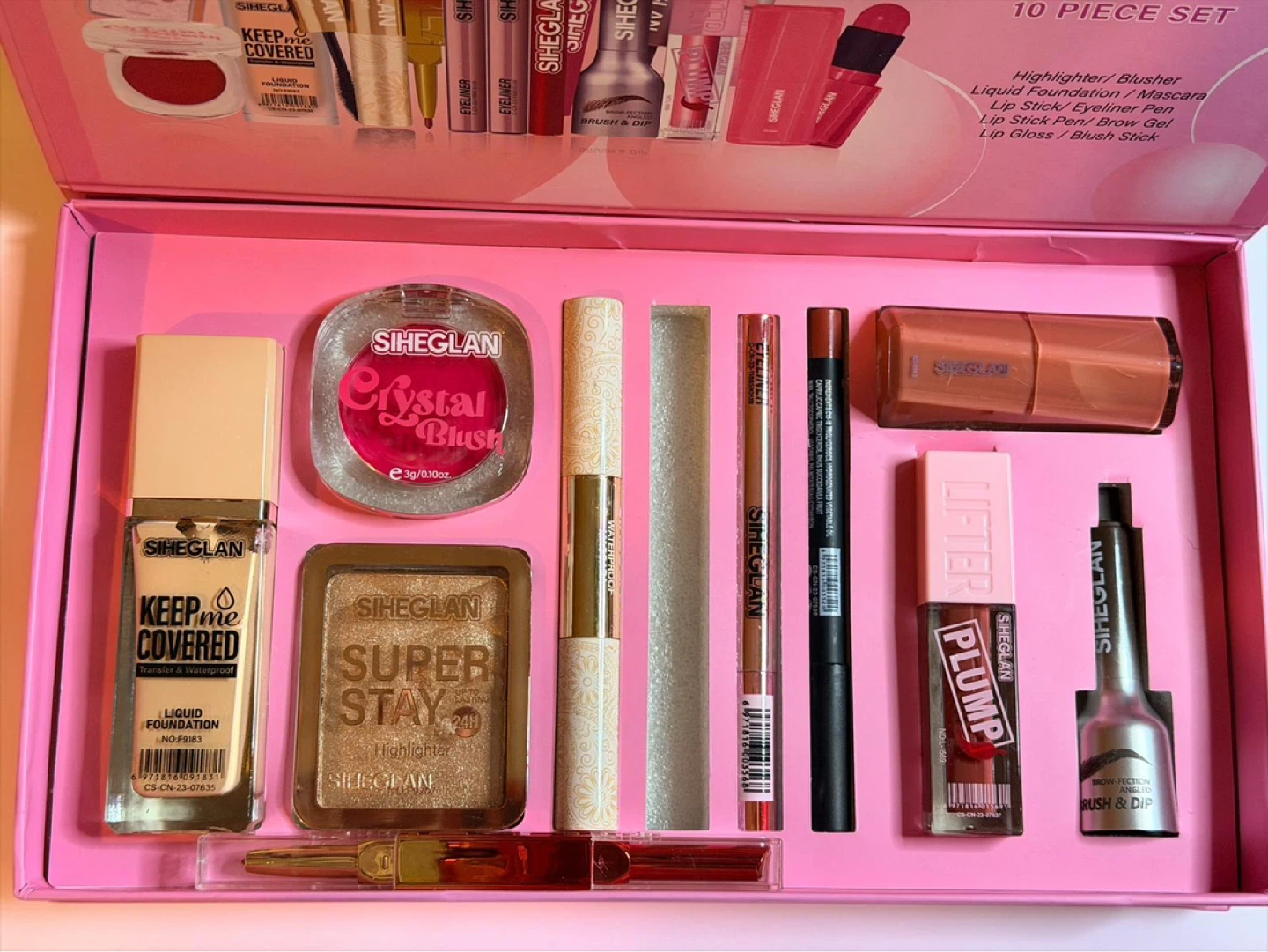 SIHEGLAN 10 Piece Makeup Set - photo 2