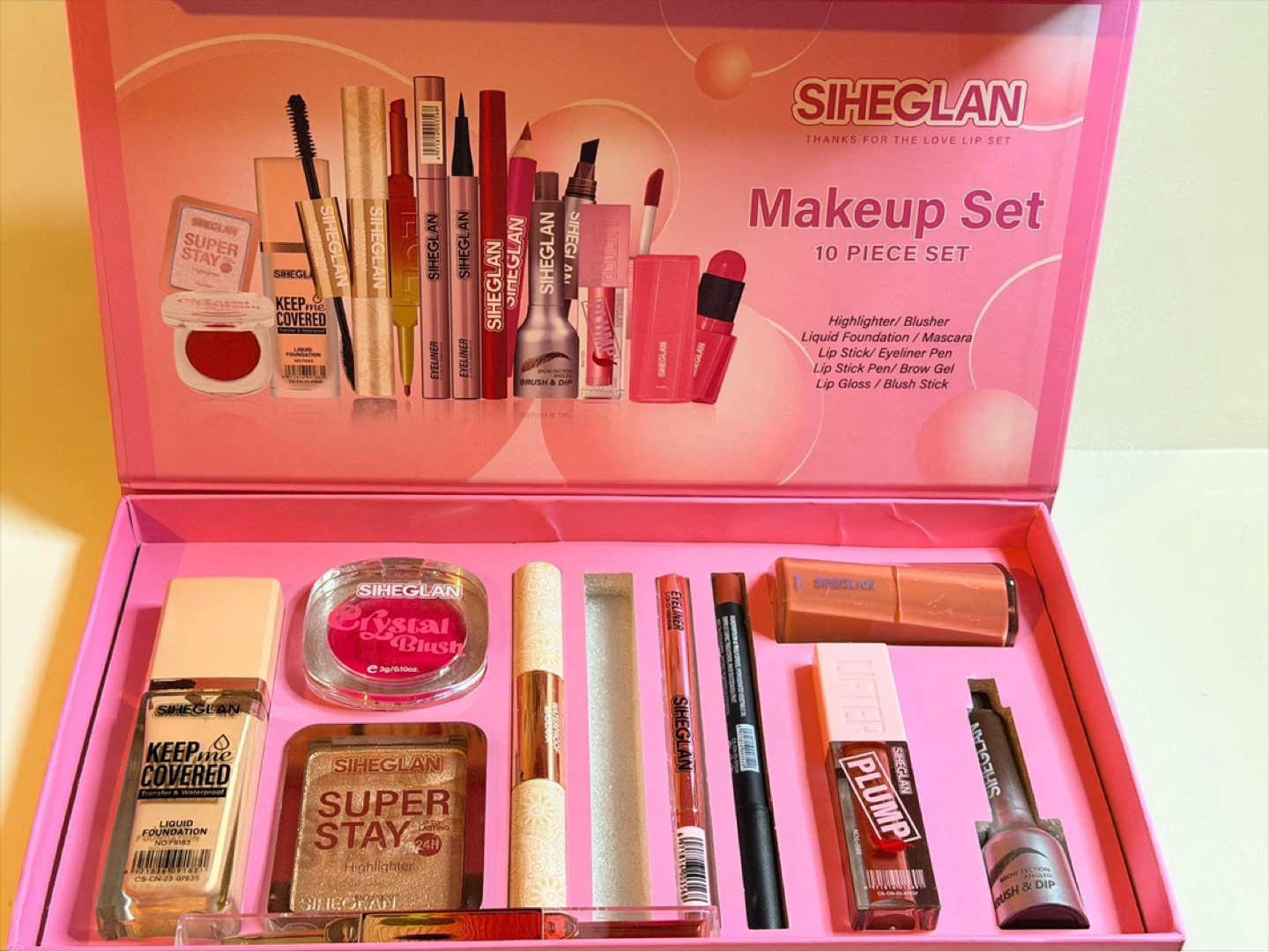 SIHEGLAN 10 Piece Makeup Set