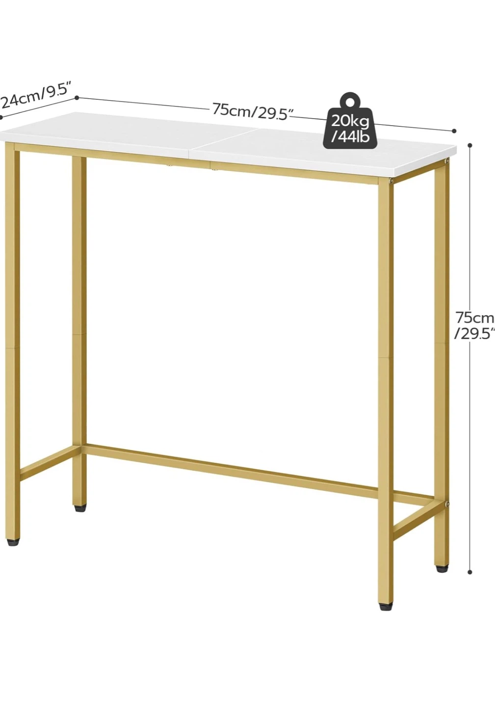 Narrow Console Table/ Entryway Table - photo 2