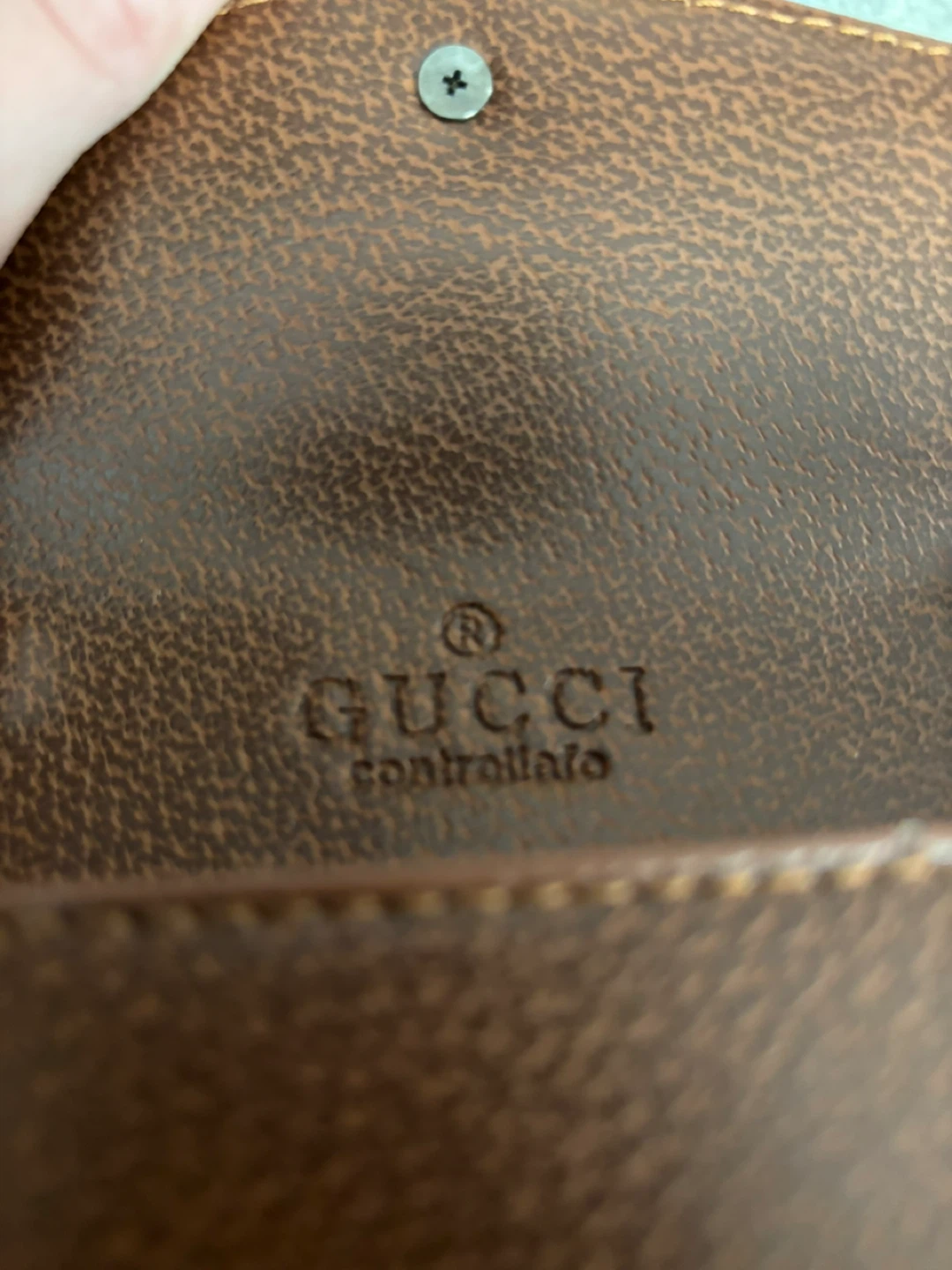 Gucci brown and dark blue Mini shoulder Bag - photo 5