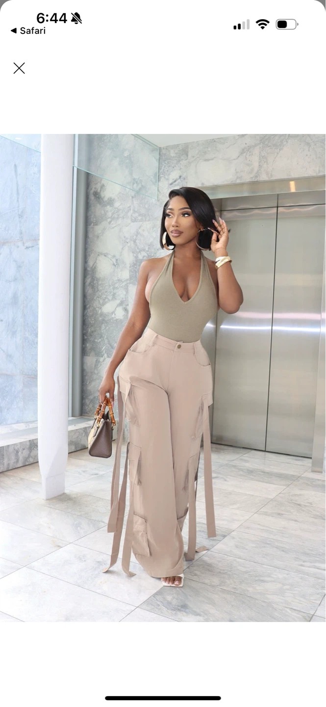 Women's Wide Leg Cargo Pants
