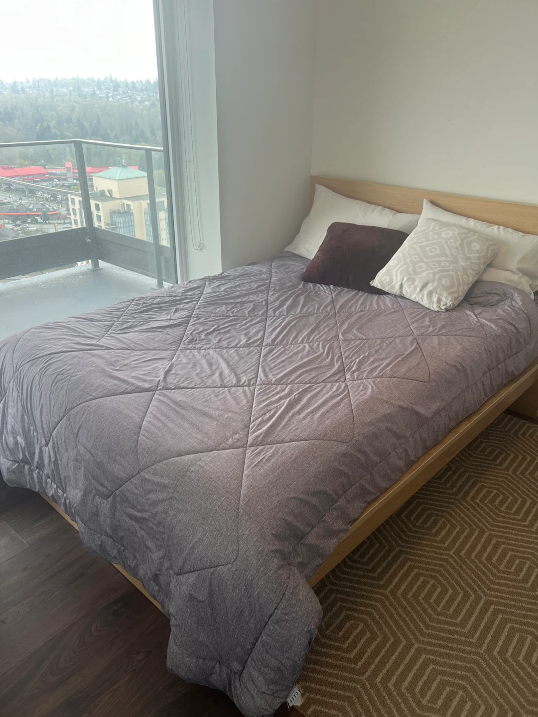Wooden Bed Frame + mattress - photo 2