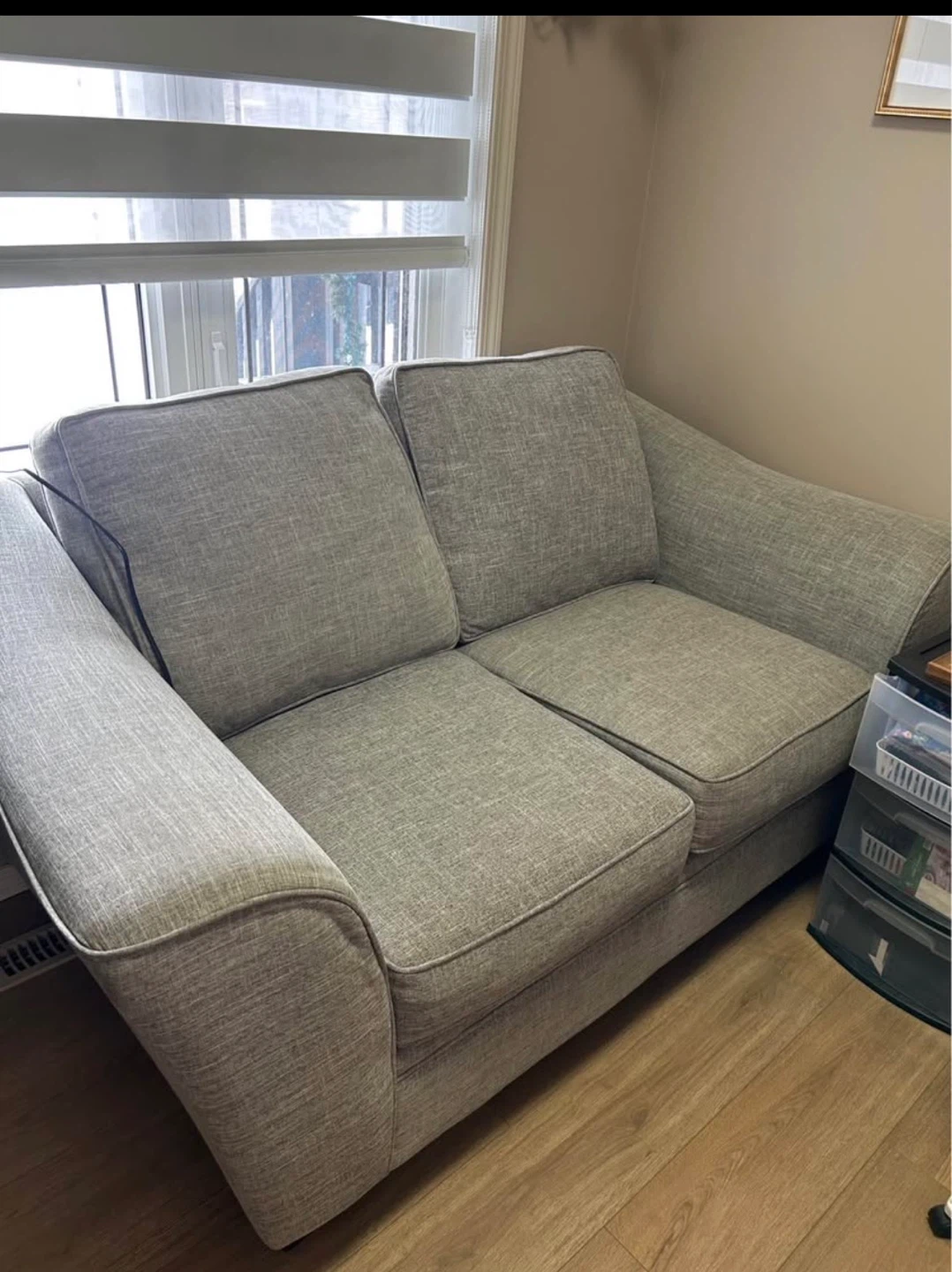 Grey Loveseat Sofa
