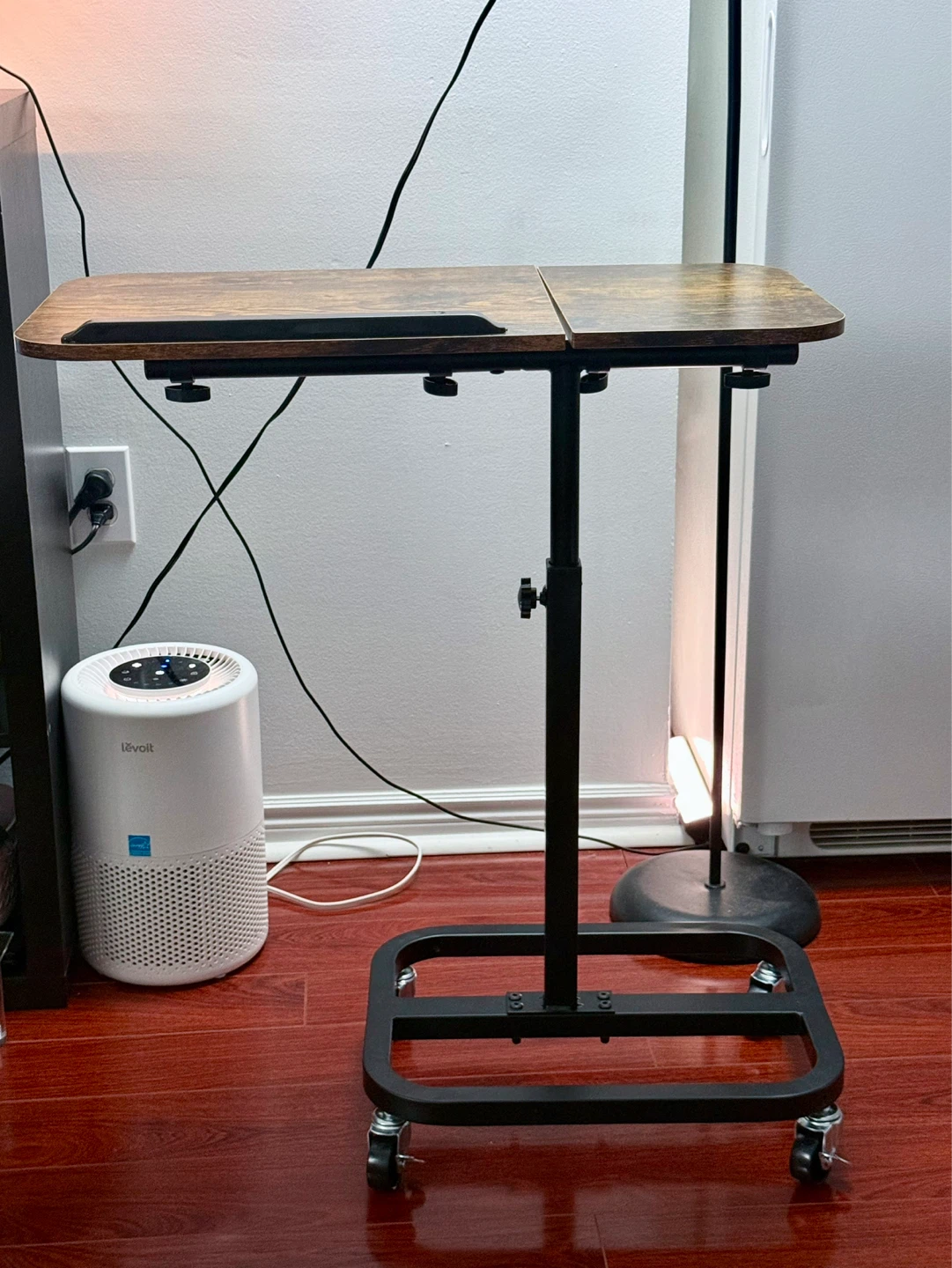 Adjustable Laptop Desk with Wheels - photo 5