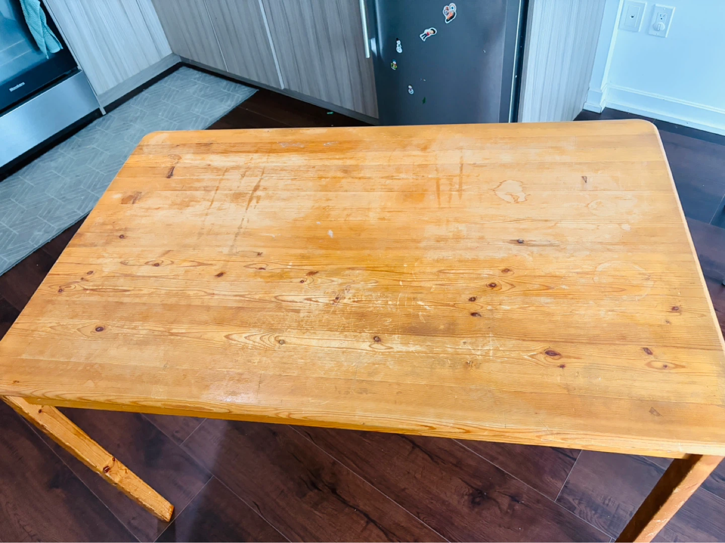 Wooden Dining Table make offer - photo 4