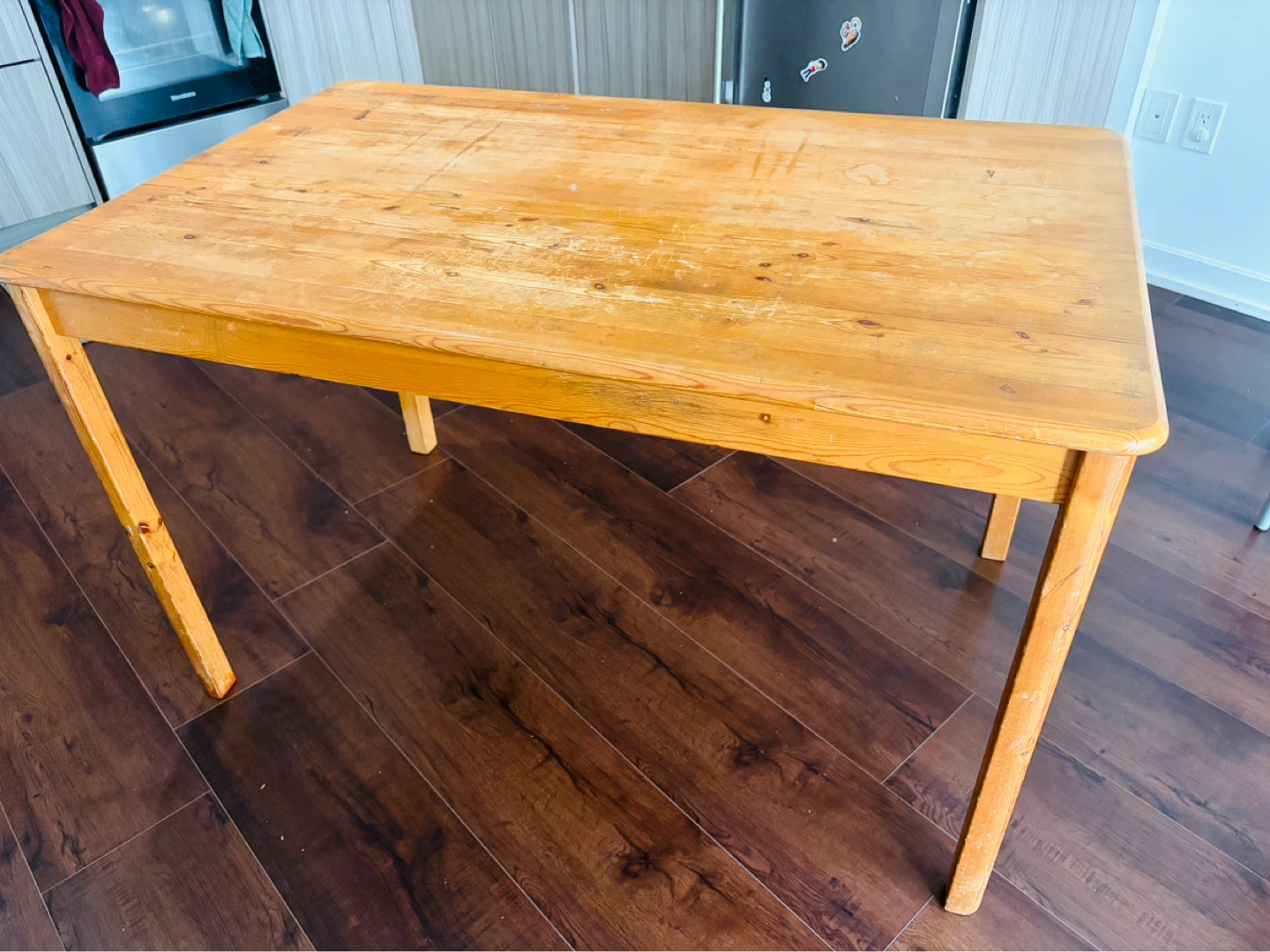 Wooden Dining Table make offer - photo 3