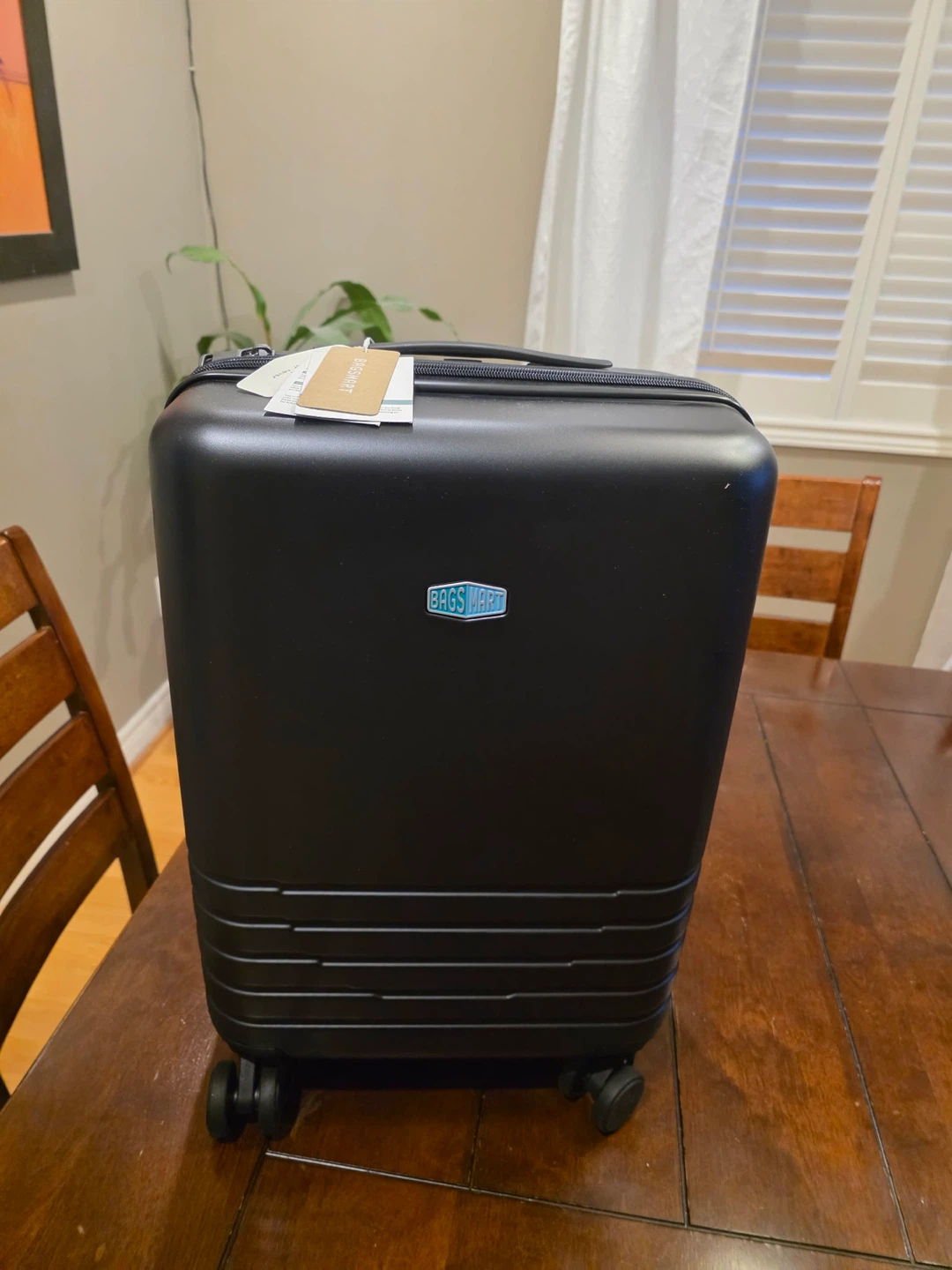 Black BAGSMART Hardside Carry-On Luggage - photo 2
