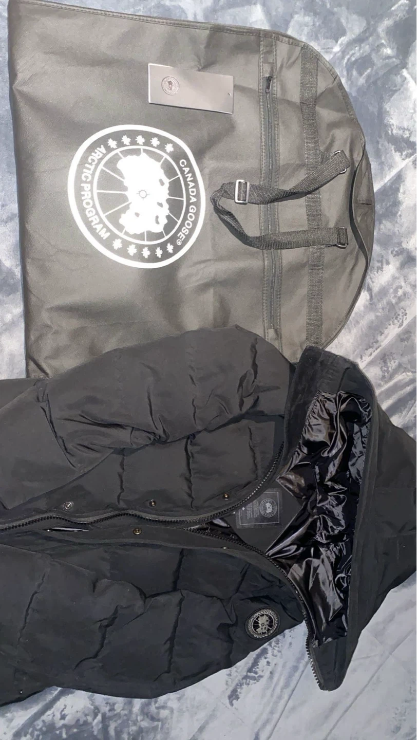 MacMillan Canada Goose Black Puffer Jacket