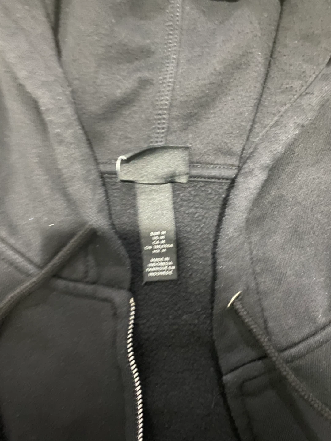 H&M Black Zip-Up Hoodie - photo 3